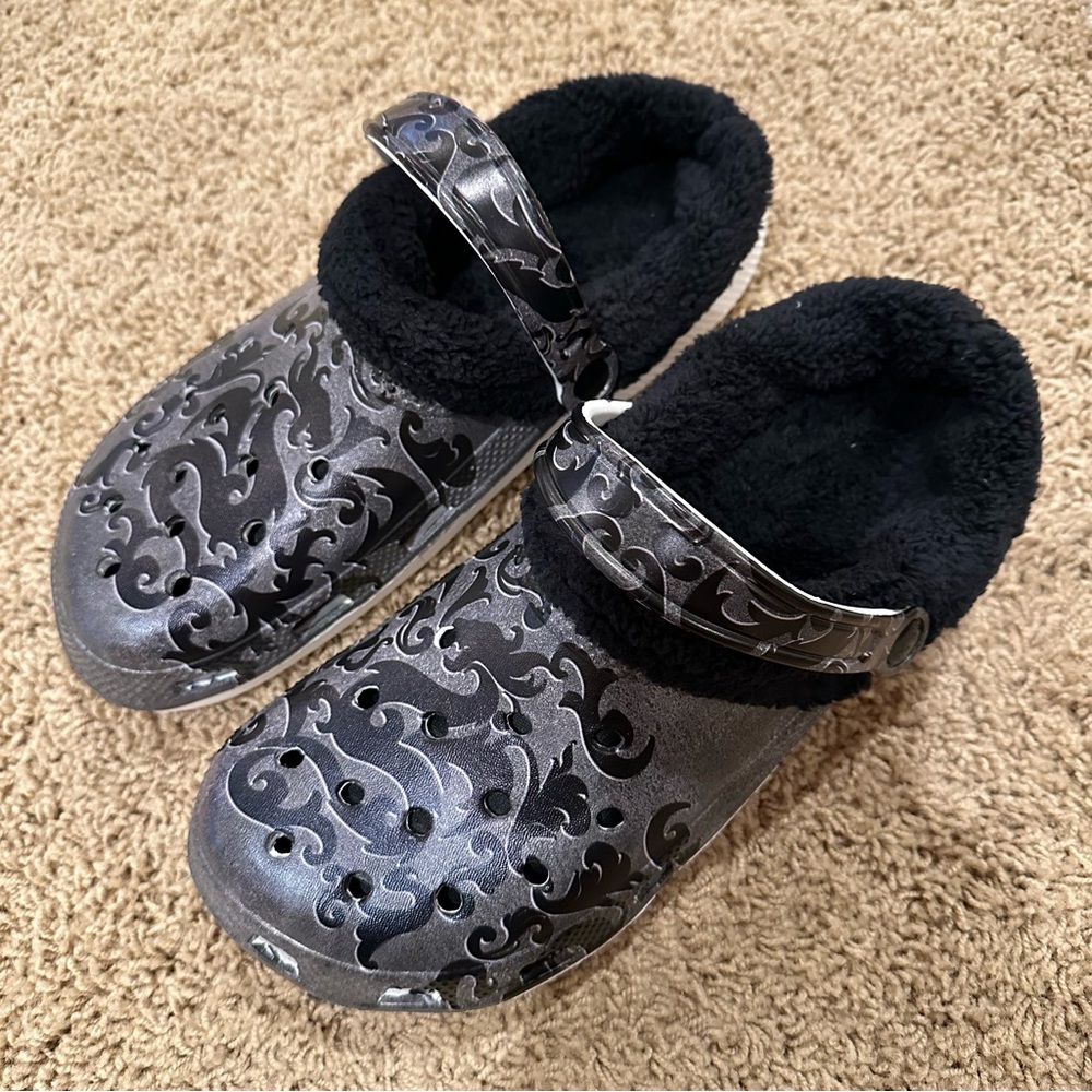 Men’s Fleece-Lined Clog Slippers – Size 47 (US Men 13)